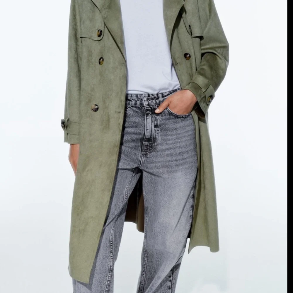 🆕 2024 ZARA FAUX SUEDE TOPCOAT - Picture 3 of 9